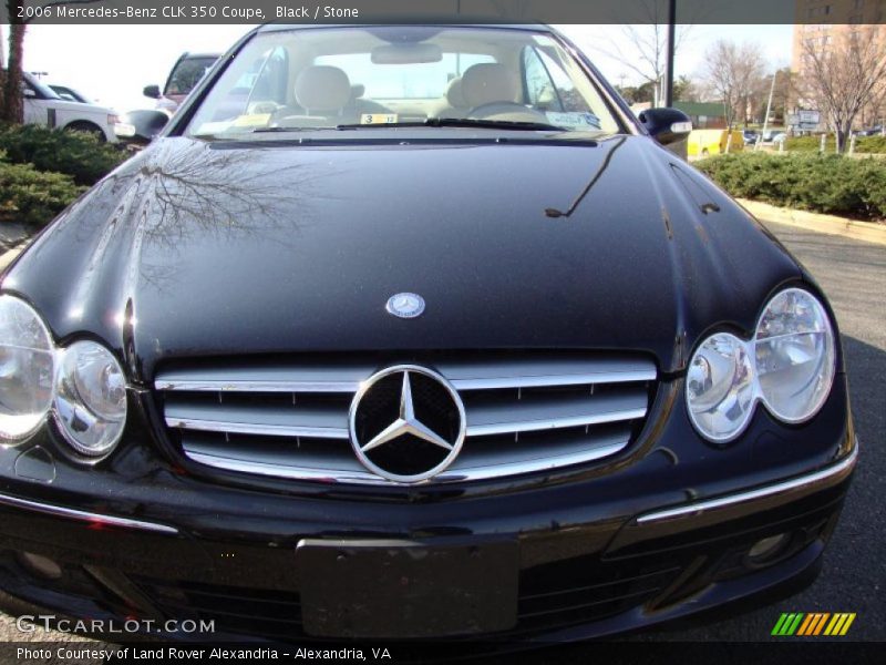 Black / Stone 2006 Mercedes-Benz CLK 350 Coupe