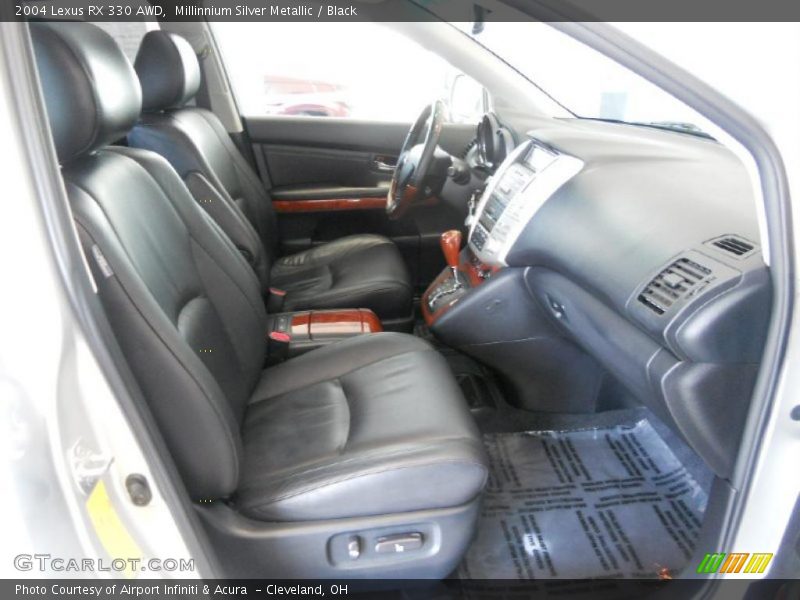 Millinnium Silver Metallic / Black 2004 Lexus RX 330 AWD