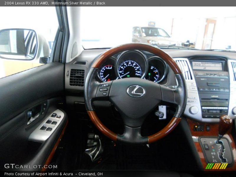 Millinnium Silver Metallic / Black 2004 Lexus RX 330 AWD