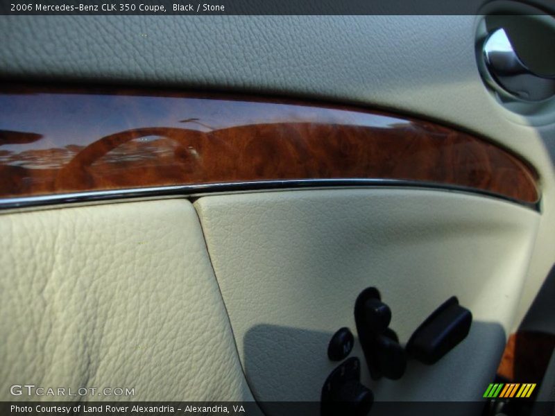 Black / Stone 2006 Mercedes-Benz CLK 350 Coupe