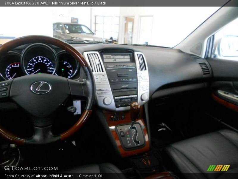 Millinnium Silver Metallic / Black 2004 Lexus RX 330 AWD