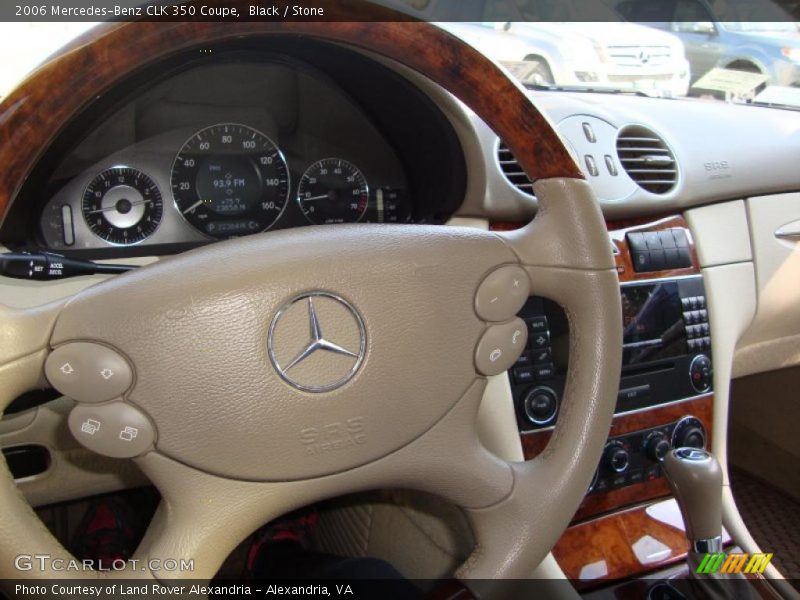 Black / Stone 2006 Mercedes-Benz CLK 350 Coupe