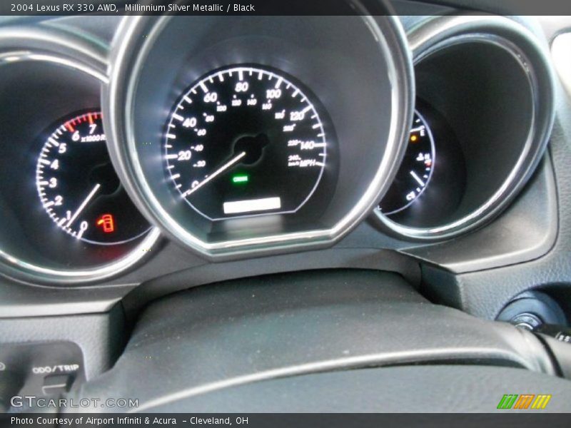Millinnium Silver Metallic / Black 2004 Lexus RX 330 AWD