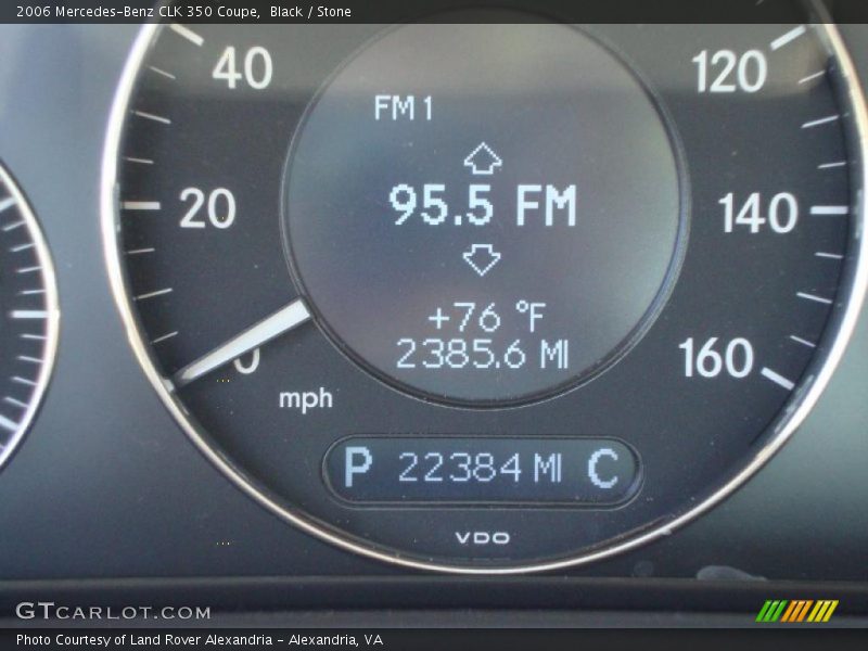 Black / Stone 2006 Mercedes-Benz CLK 350 Coupe