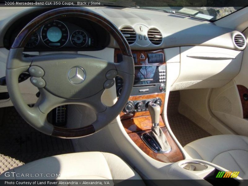 Black / Stone 2006 Mercedes-Benz CLK 350 Coupe