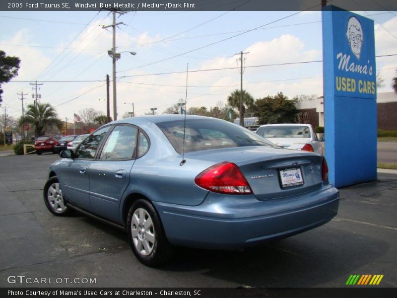 Windveil Blue Metallic / Medium/Dark Flint 2005 Ford Taurus SE
