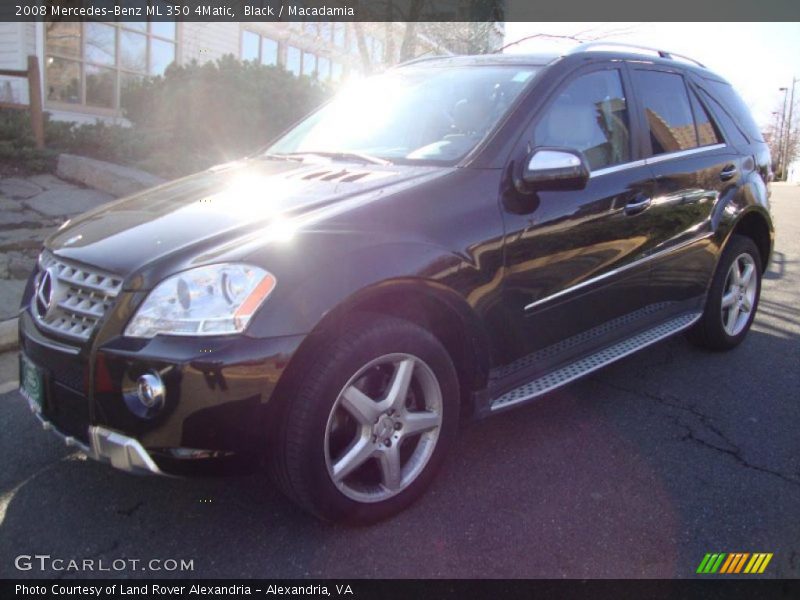 Black / Macadamia 2008 Mercedes-Benz ML 350 4Matic