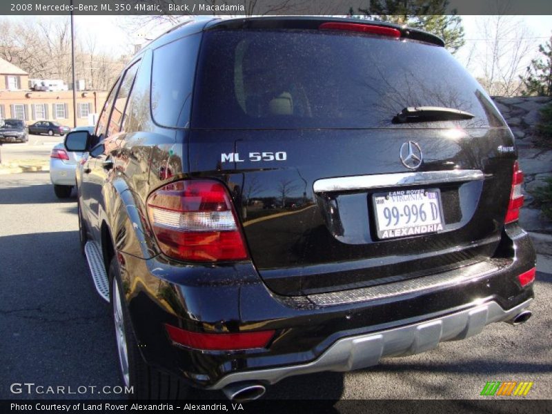 Black / Macadamia 2008 Mercedes-Benz ML 350 4Matic