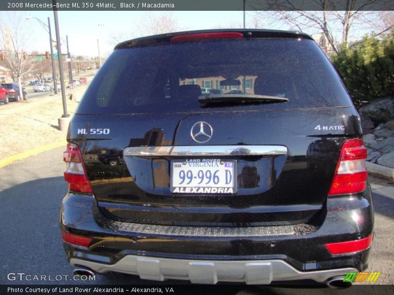 Black / Macadamia 2008 Mercedes-Benz ML 350 4Matic