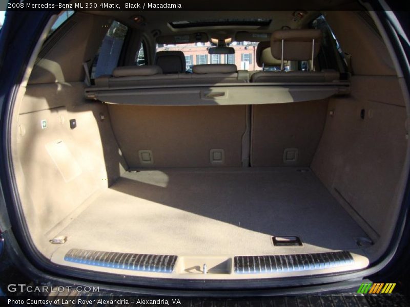 Black / Macadamia 2008 Mercedes-Benz ML 350 4Matic
