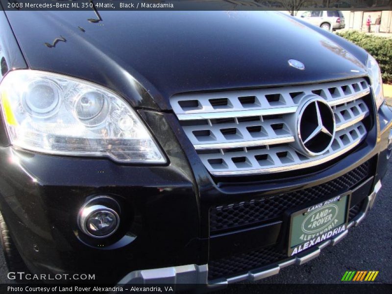 Black / Macadamia 2008 Mercedes-Benz ML 350 4Matic