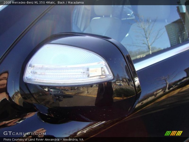Black / Macadamia 2008 Mercedes-Benz ML 350 4Matic