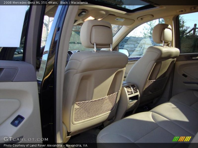 Black / Macadamia 2008 Mercedes-Benz ML 350 4Matic