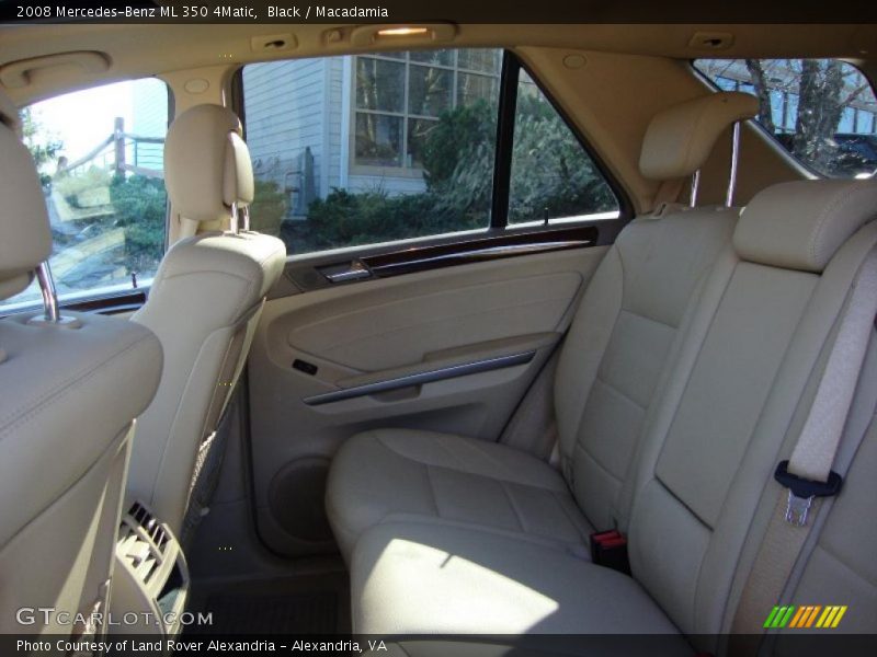 Black / Macadamia 2008 Mercedes-Benz ML 350 4Matic