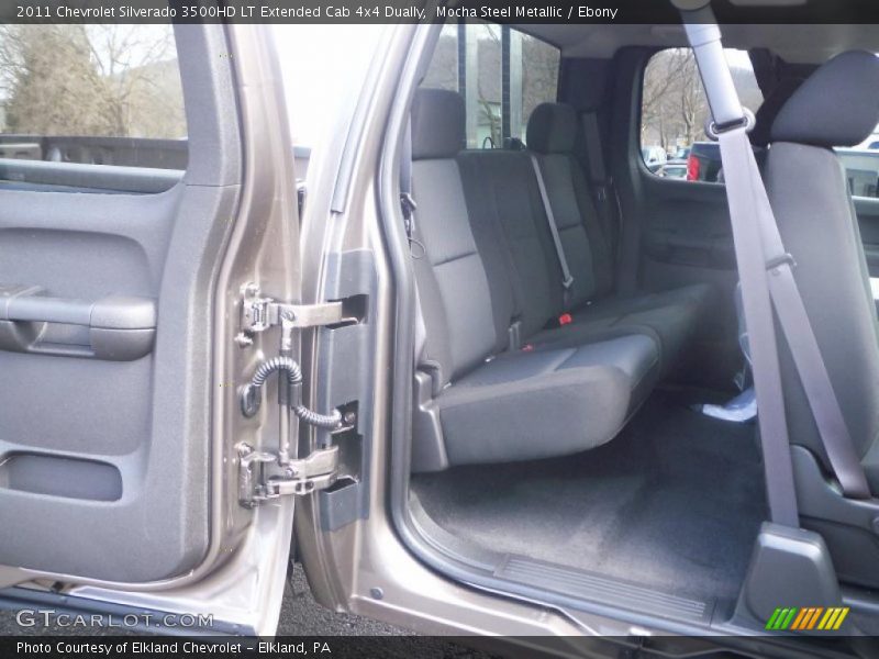 Mocha Steel Metallic / Ebony 2011 Chevrolet Silverado 3500HD LT Extended Cab 4x4 Dually