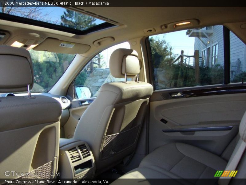Black / Macadamia 2008 Mercedes-Benz ML 350 4Matic