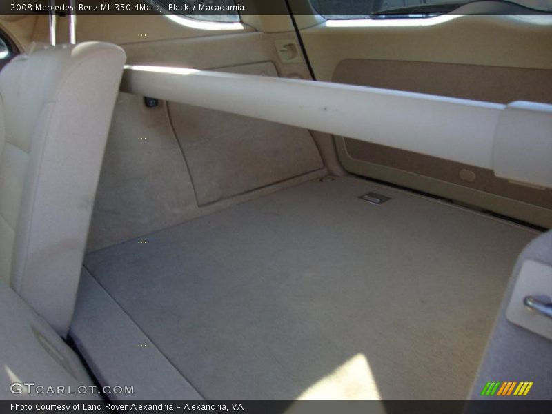 Black / Macadamia 2008 Mercedes-Benz ML 350 4Matic