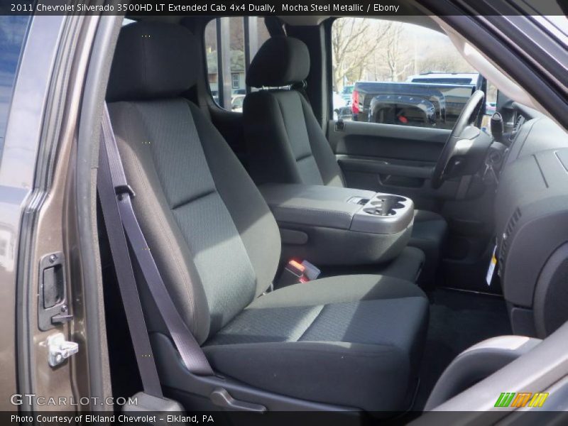  2011 Silverado 3500HD LT Extended Cab 4x4 Dually Ebony Interior