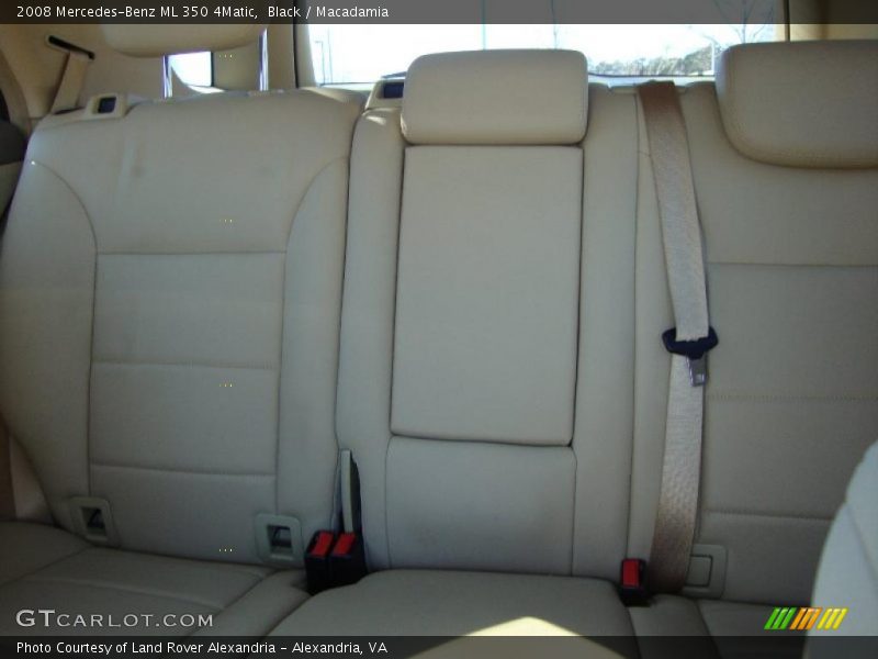 Black / Macadamia 2008 Mercedes-Benz ML 350 4Matic
