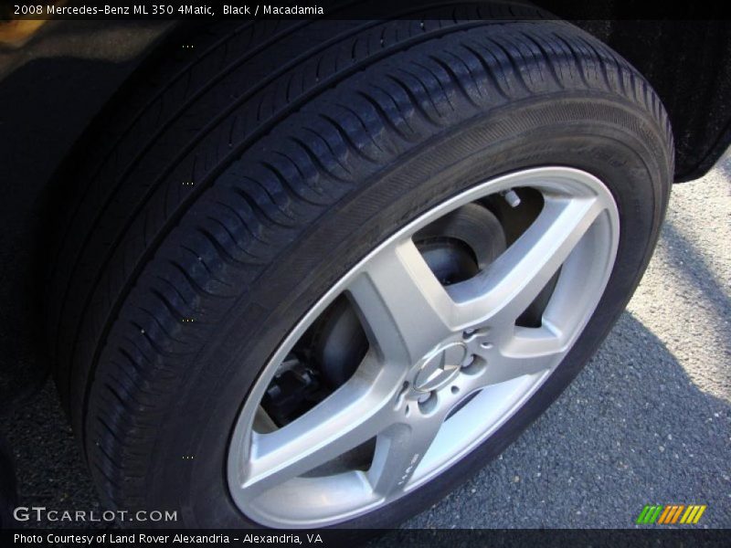 Black / Macadamia 2008 Mercedes-Benz ML 350 4Matic