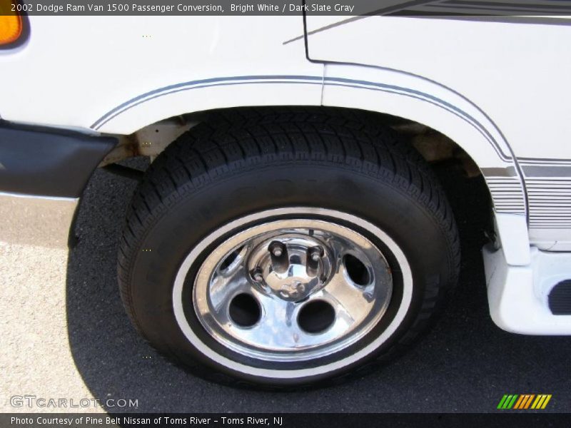 Bright White / Dark Slate Gray 2002 Dodge Ram Van 1500 Passenger Conversion