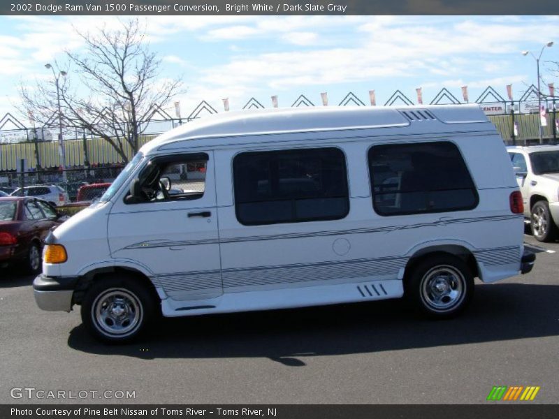 Bright White / Dark Slate Gray 2002 Dodge Ram Van 1500 Passenger Conversion