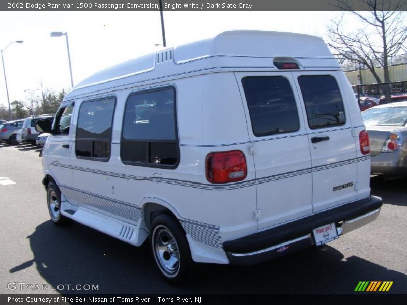 Bright White / Dark Slate Gray 2002 Dodge Ram Van 1500 Passenger Conversion