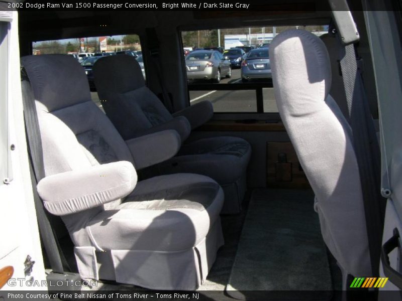 Bright White / Dark Slate Gray 2002 Dodge Ram Van 1500 Passenger Conversion