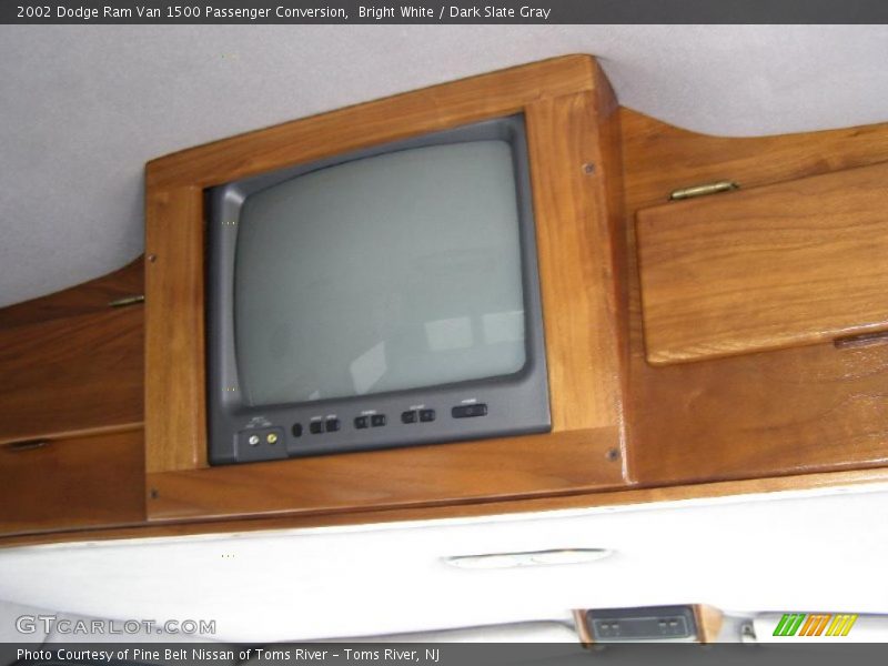 Bright White / Dark Slate Gray 2002 Dodge Ram Van 1500 Passenger Conversion