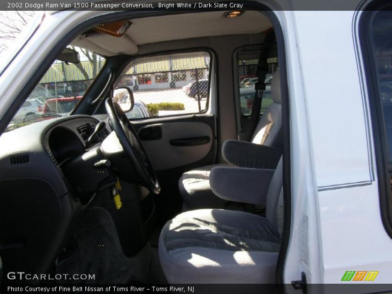 Bright White / Dark Slate Gray 2002 Dodge Ram Van 1500 Passenger Conversion