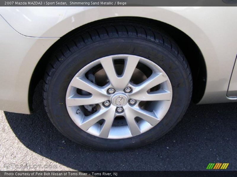 Shimmering Sand Metallic / Beige 2007 Mazda MAZDA3 i Sport Sedan