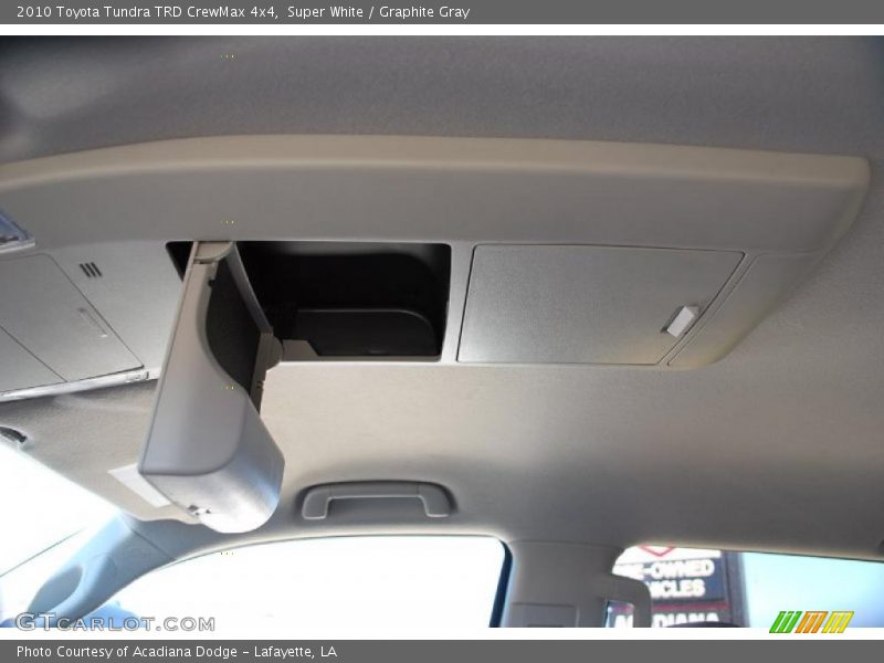 Super White / Graphite Gray 2010 Toyota Tundra TRD CrewMax 4x4
