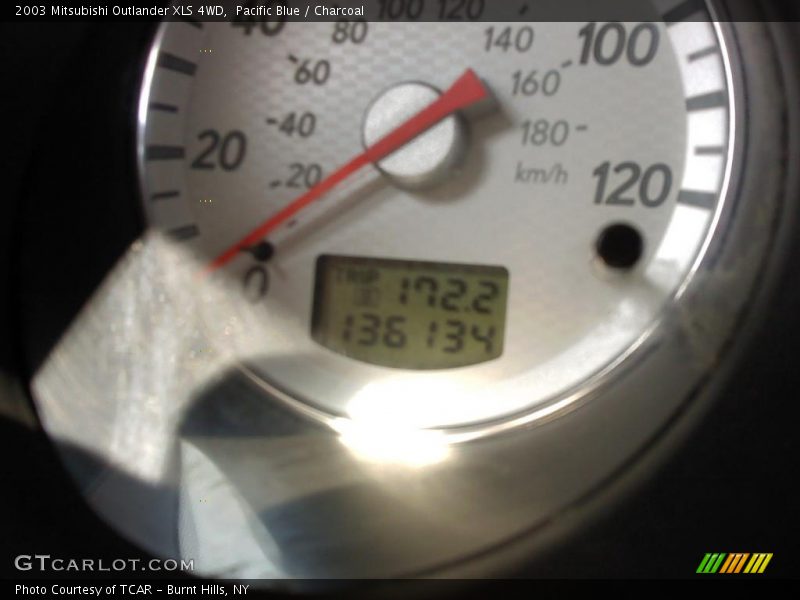 Pacific Blue / Charcoal 2003 Mitsubishi Outlander XLS 4WD