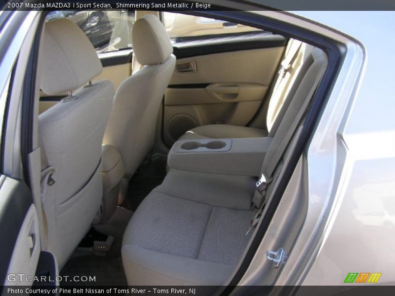 Shimmering Sand Metallic / Beige 2007 Mazda MAZDA3 i Sport Sedan