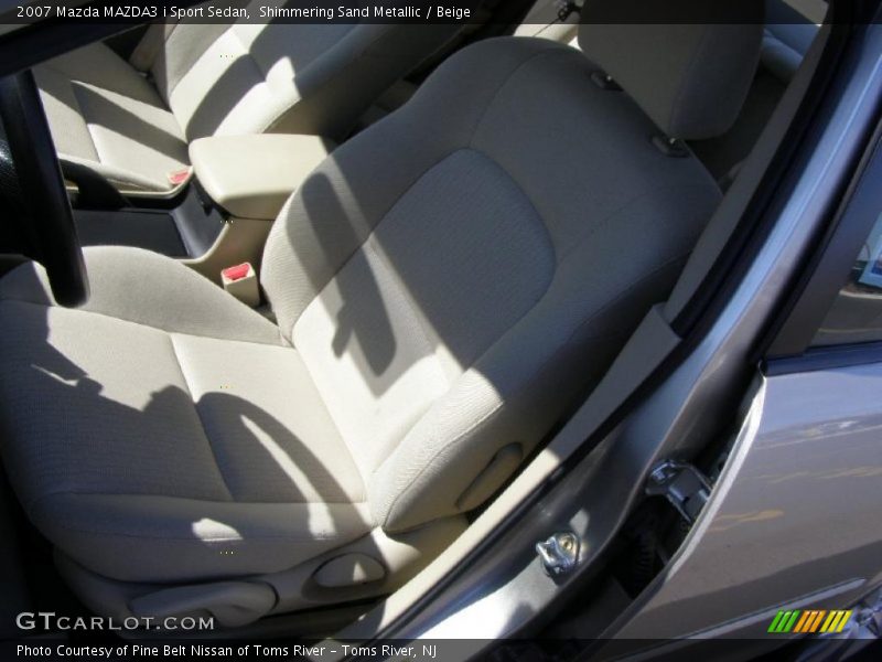 Shimmering Sand Metallic / Beige 2007 Mazda MAZDA3 i Sport Sedan