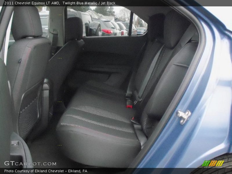 Twilight Blue Metallic / Jet Black 2011 Chevrolet Equinox LT AWD