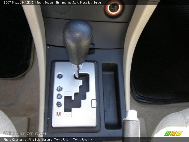 Shimmering Sand Metallic / Beige 2007 Mazda MAZDA3 i Sport Sedan
