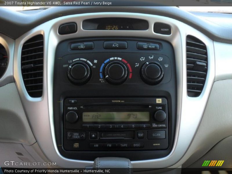 Salsa Red Pearl / Ivory Beige 2007 Toyota Highlander V6 4WD