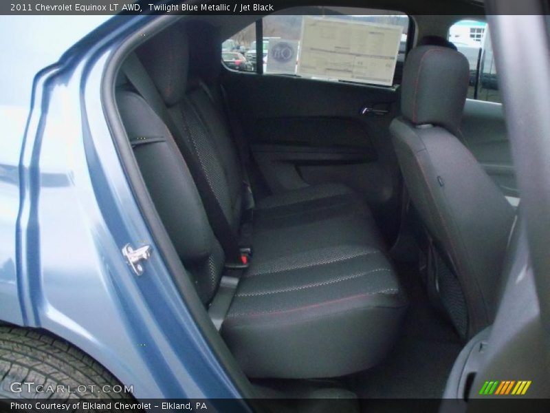 Twilight Blue Metallic / Jet Black 2011 Chevrolet Equinox LT AWD