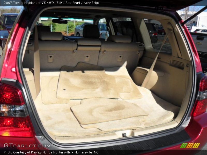 Salsa Red Pearl / Ivory Beige 2007 Toyota Highlander V6 4WD