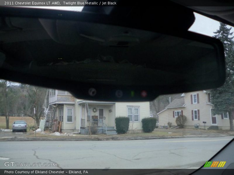 Twilight Blue Metallic / Jet Black 2011 Chevrolet Equinox LT AWD