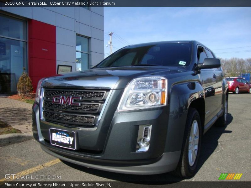 Cyber Gray Metallic / Light Titanium 2010 GMC Terrain SLE