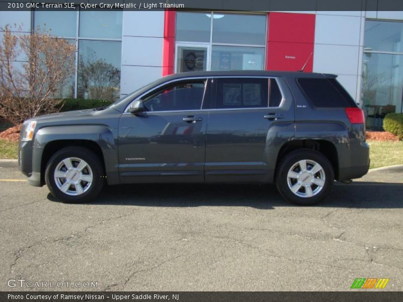 Cyber Gray Metallic / Light Titanium 2010 GMC Terrain SLE
