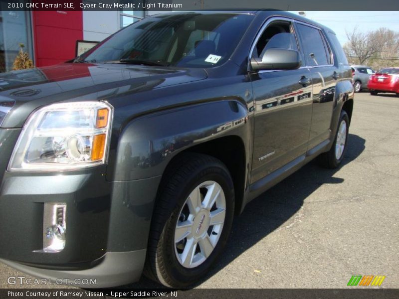 Cyber Gray Metallic / Light Titanium 2010 GMC Terrain SLE