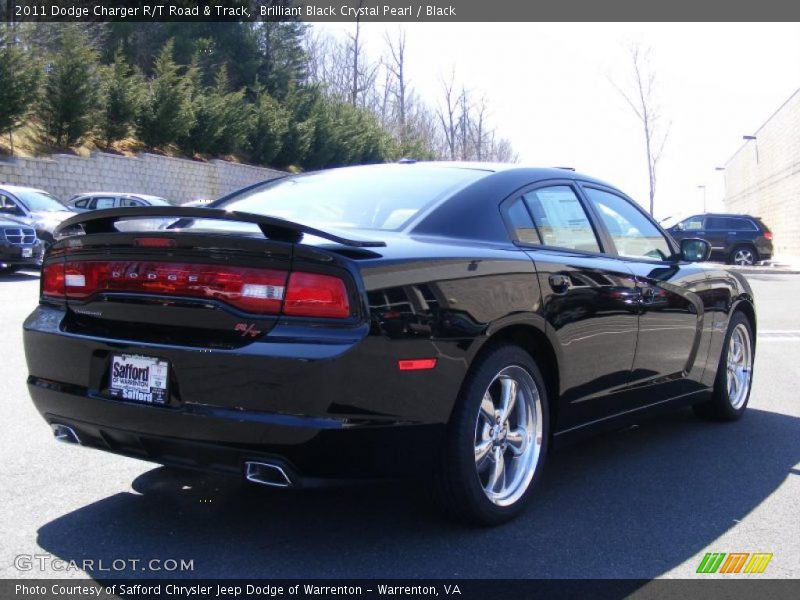 Brilliant Black Crystal Pearl / Black 2011 Dodge Charger R/T Road & Track