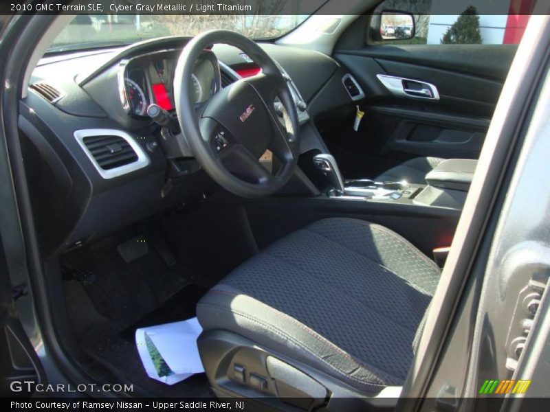 Cyber Gray Metallic / Light Titanium 2010 GMC Terrain SLE