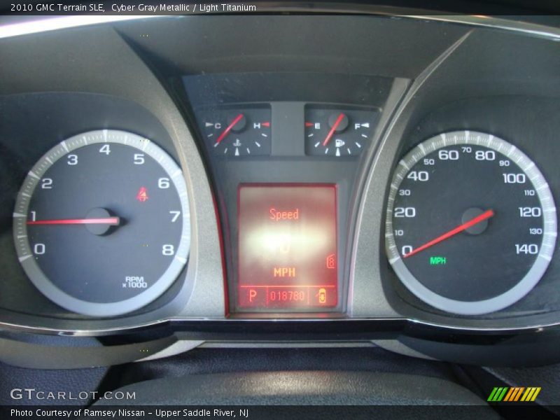 Cyber Gray Metallic / Light Titanium 2010 GMC Terrain SLE