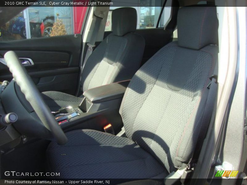 Cyber Gray Metallic / Light Titanium 2010 GMC Terrain SLE
