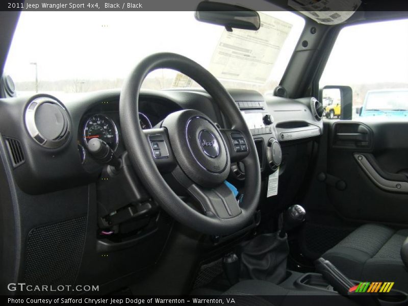 Black / Black 2011 Jeep Wrangler Sport 4x4