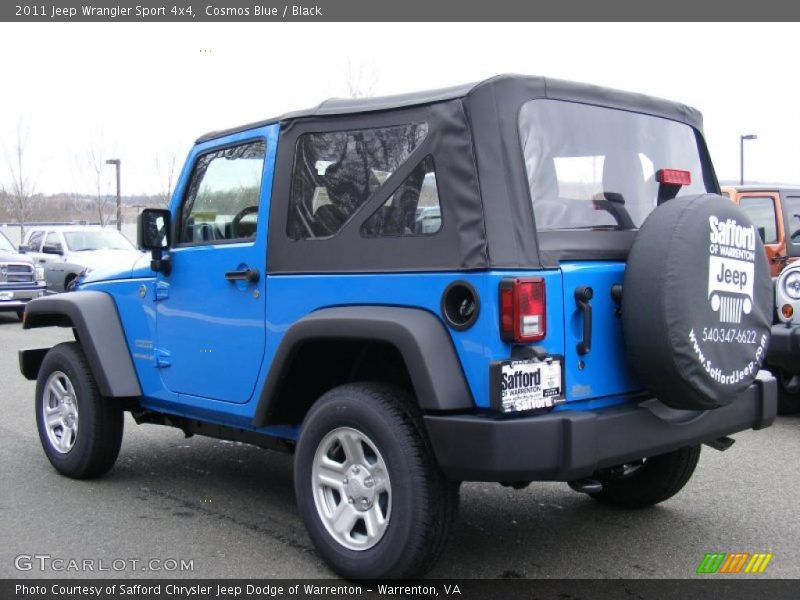 Cosmos Blue / Black 2011 Jeep Wrangler Sport 4x4